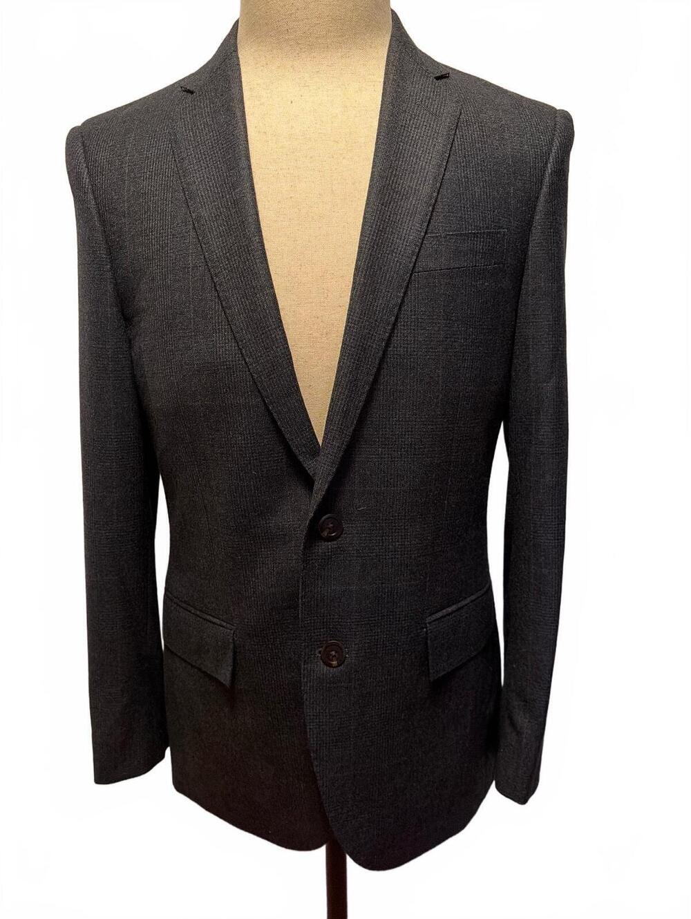 J.Crew Ludlow Mens 36S Navy Italian Wool Blazer VBC Old Money Quiet Luxury